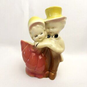 Shawnee Pottery Vintage Dancing Couple Planter Mid Century Figurine USA